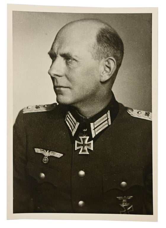 Signature of Wehrmacht (Heer) KC Recipient 'Günter Engelhardt'