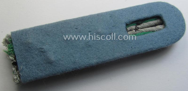 Single, WH (Heeres) 'cyphered', officers'-type shoulderboard: 'Hauptmann des Nachschub-Abtlgs. 6'