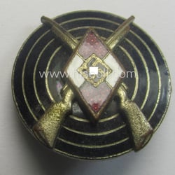 HJ ('Hitlerjugend') so-called: 'HJ-Schiessauszeichnung' (or: HJ shooting- ie....