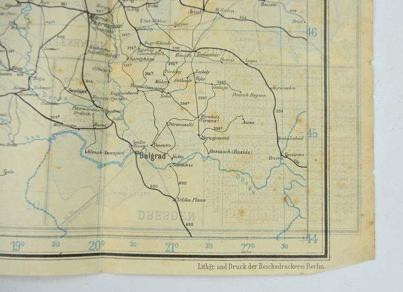 German WW1 Mapcard 'Deutschland'