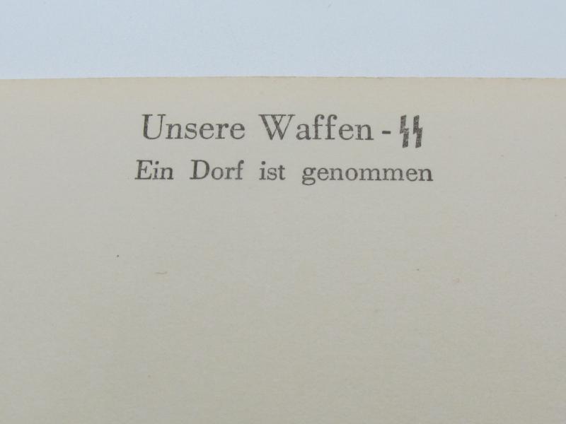 Postcard : Unsere Waffen-SS