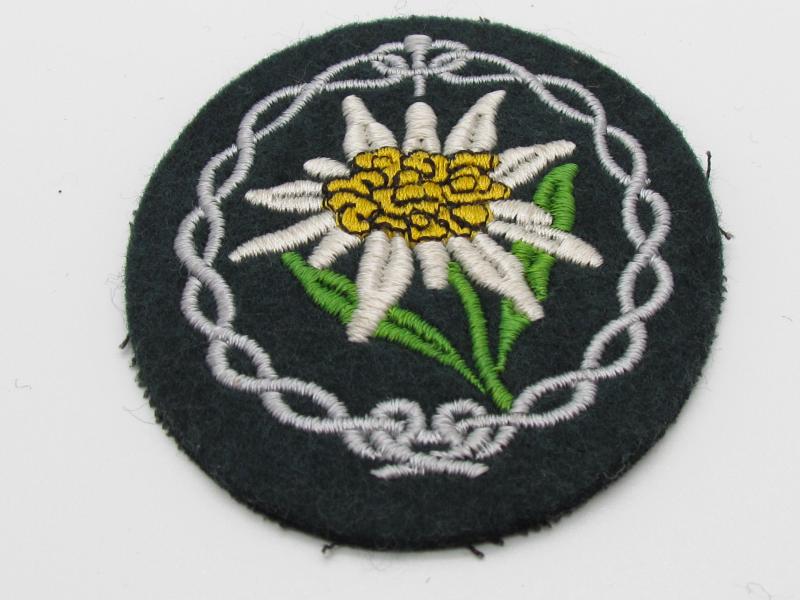 Wehrmacht Gebirgsjäger Edelweiss sleeve badge