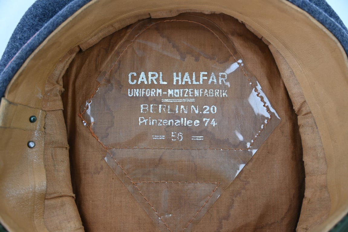 German LW EM/NCO Visor Cap 'Aufklärungsfliegerschule Hildesheim'