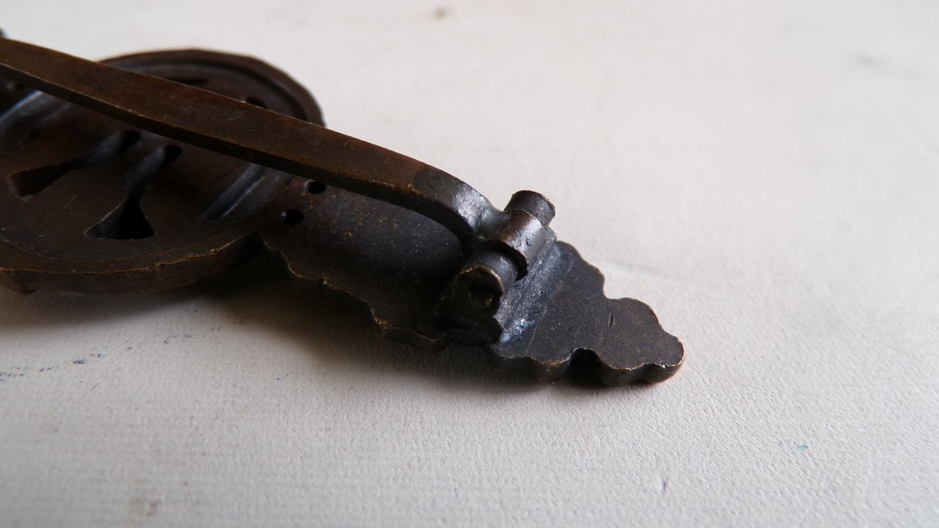 Frontflugspange für Jäger in Bronze