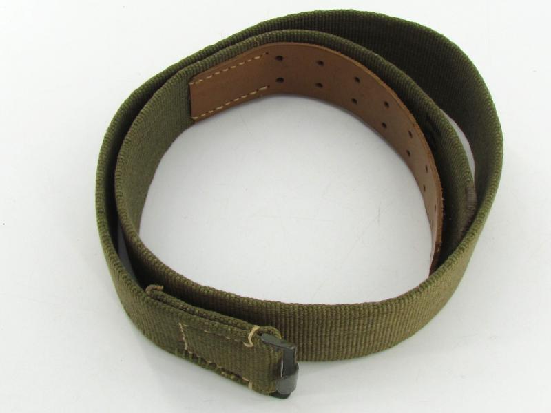 Wehrmacht tropical ‘green’ webbing belt 1943 ( Mint )