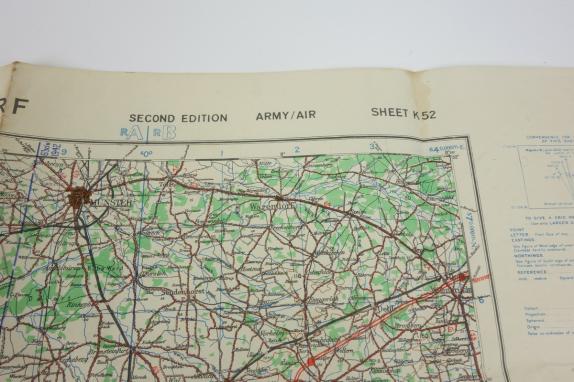 British WW2 Roadmap Dusseldorf Germany