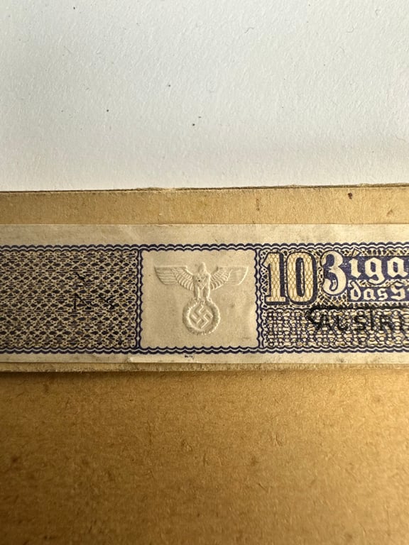 WW2 German "Regie cigaretten"