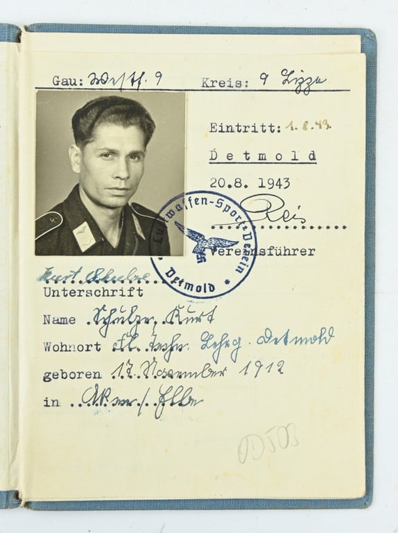 German DRL Sports Member Booklet
