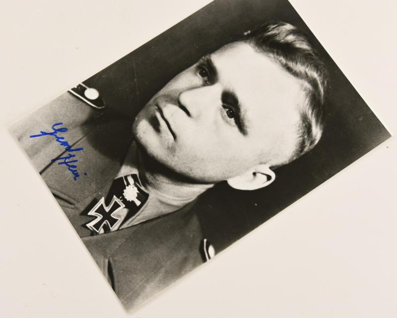 Signature of Wehrmacht Heer KC-OLC Recipient 'Gerhard Hein'