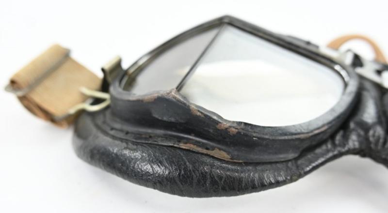 British WW2 RAF Flight Goggles Mark VIII