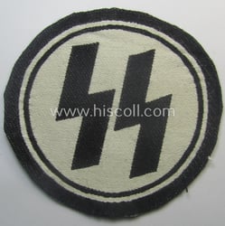 Waffen-SS sport-shirt emblem as executed in the neat...
