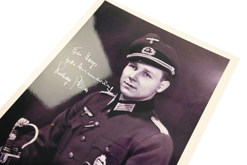 Signature of Wehrmacht Heer KC Recipient 'Ludwig Bauer'