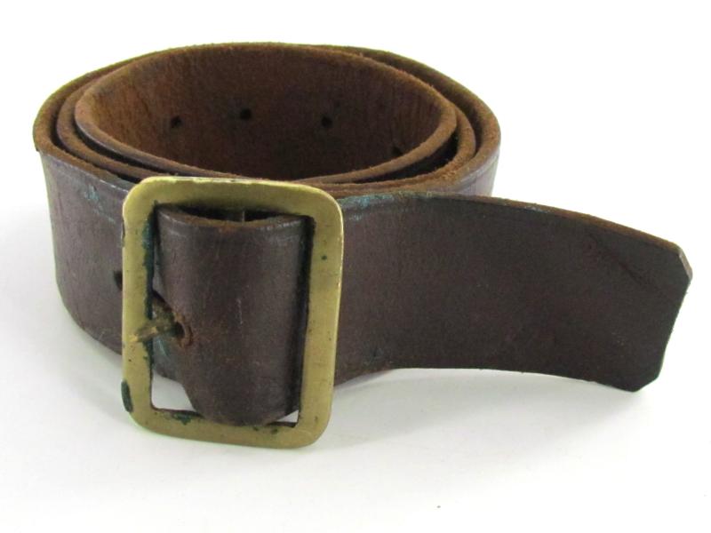 British WWII Leather Belt Maker Marked 1943