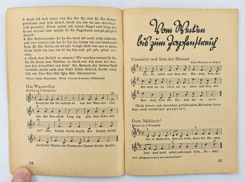 German Hitler Youth Songbook