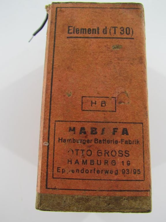 German FF33 field phone battery