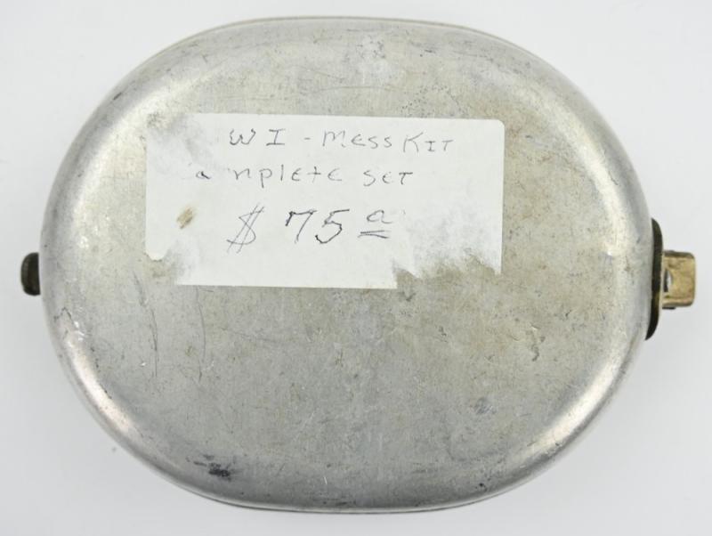 US WW1 M-1910 Messtin with Cutlery Set
