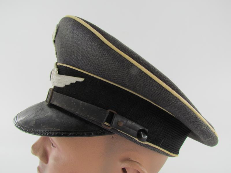 Luftwaffe Hermann Göring Regiment NCO Visor Cap...Rare