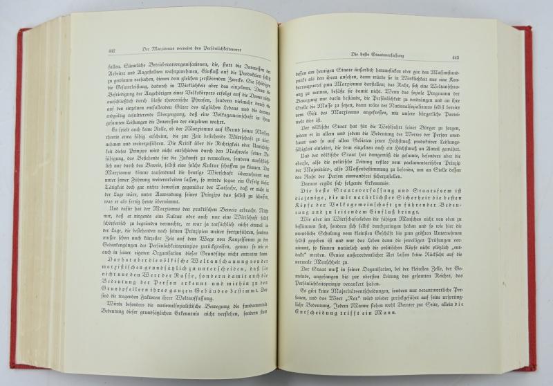 German Book Adolf Hitler 'Mein Kamp' Austrian Special Edition