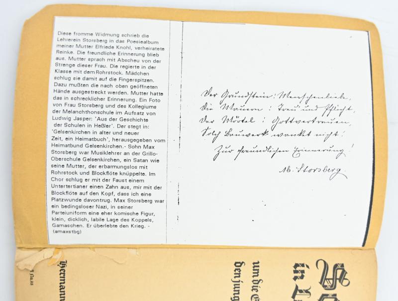 German Third Reich Era Songbook 'Sonnelauf'