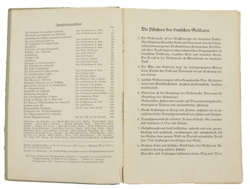German LW Book 'Ein Buch von der neuen Luftwaffe'