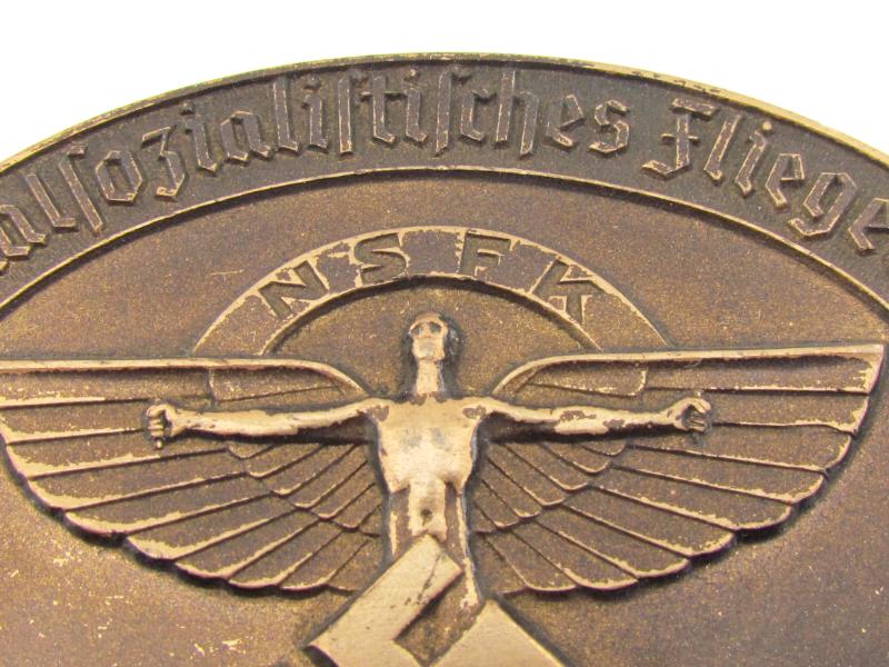 NSFK “Deutschlandflug 1938” Plaque in Case – Serial No. 1178