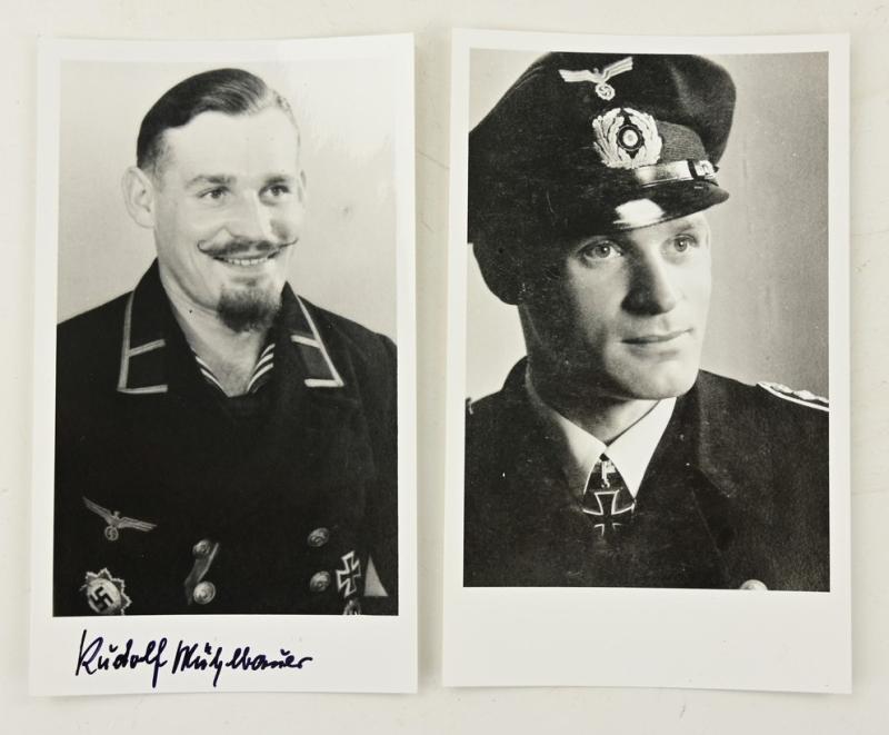 Signature of Kriegsmarine KC Recipient 'Rudolf Mühlbauer'