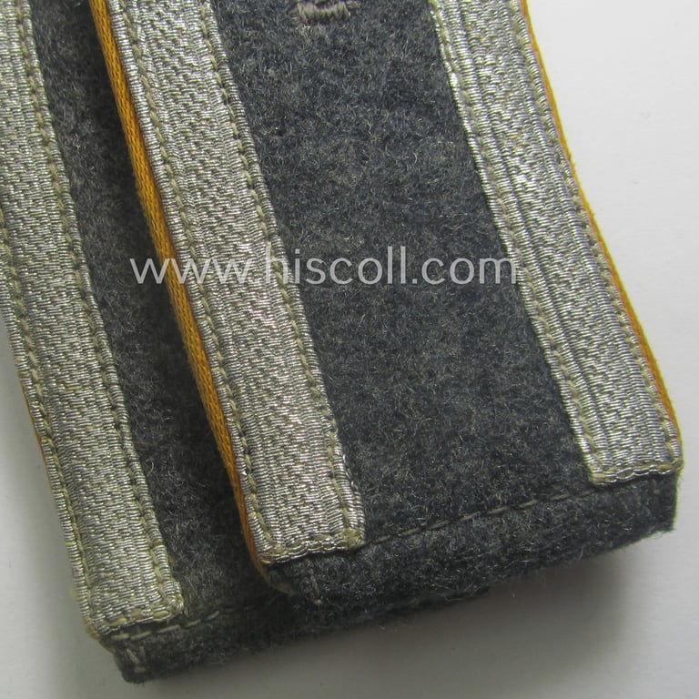 Moderately used- and/or worn, pair of WH (Luftwaffe) NCO-type shoulderstraps as intended for usage by an: 'Unteroffizier der Flieger- o. Fallschirmjäger-Trpn.'