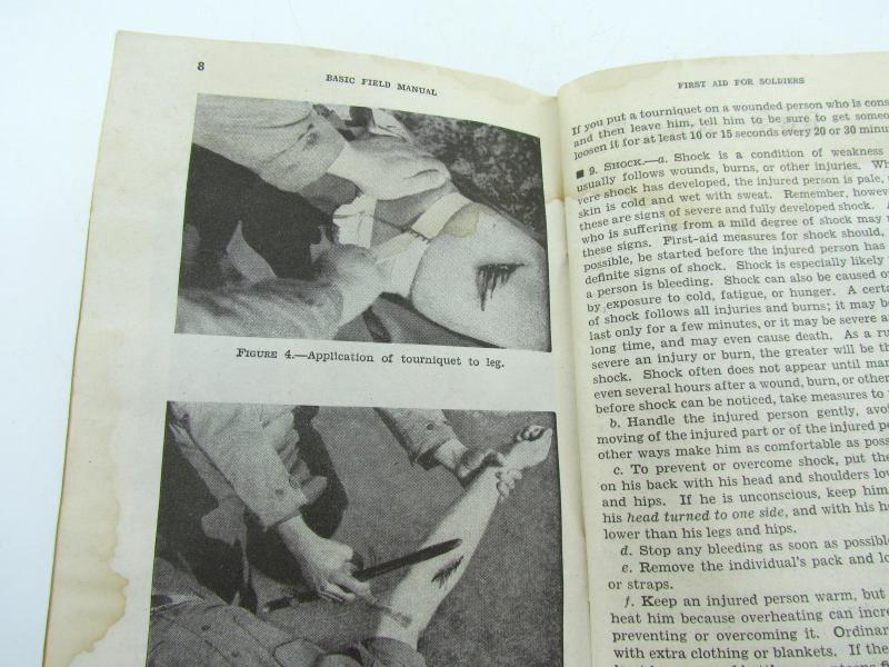 US WWII First Aid for Soldiers FM 21-11
