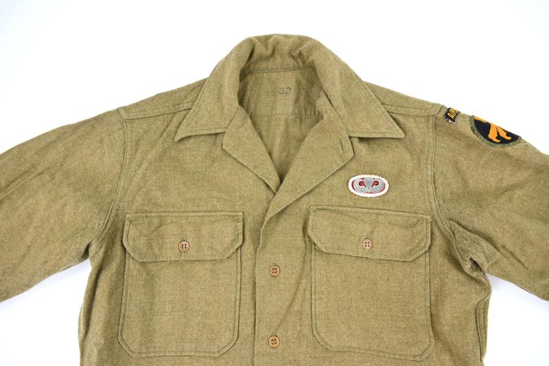 US WW2 17th Airborne Division Wool Shirt