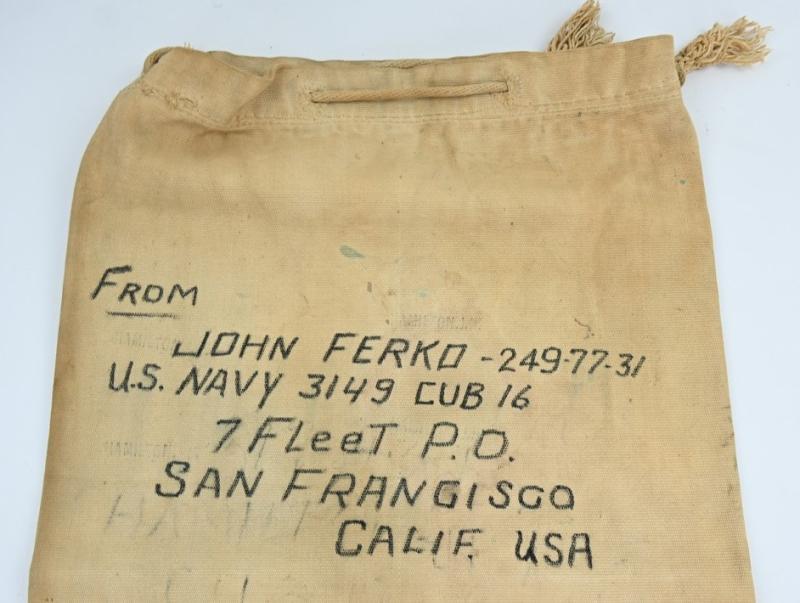 US Navy WW2 named Kit-bag