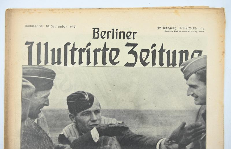 German Berliner Illustrierte Zeitung Newspaper 1940