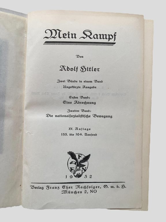 German 'Mein Kampf' -1932-