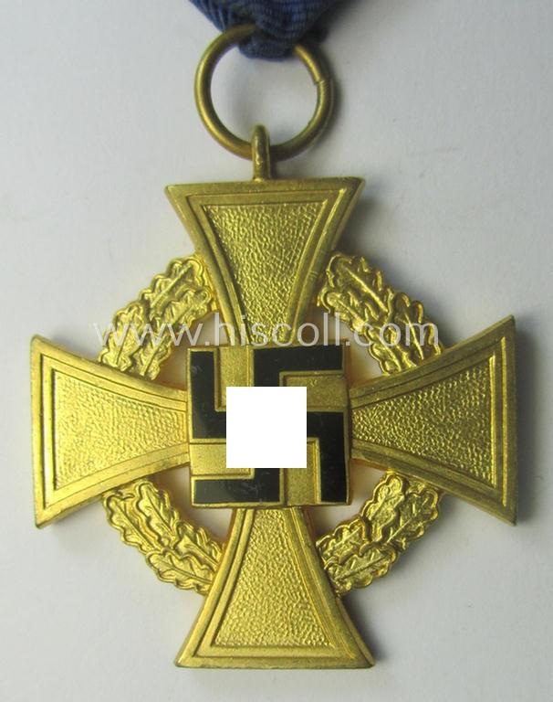 'Treuedienst Ehrenzeichen 1. Klasse' that comes stored in its maker- (ie. 'Wilh. Deumer'-) marked- and/or 'Zellstoff'-based pouch