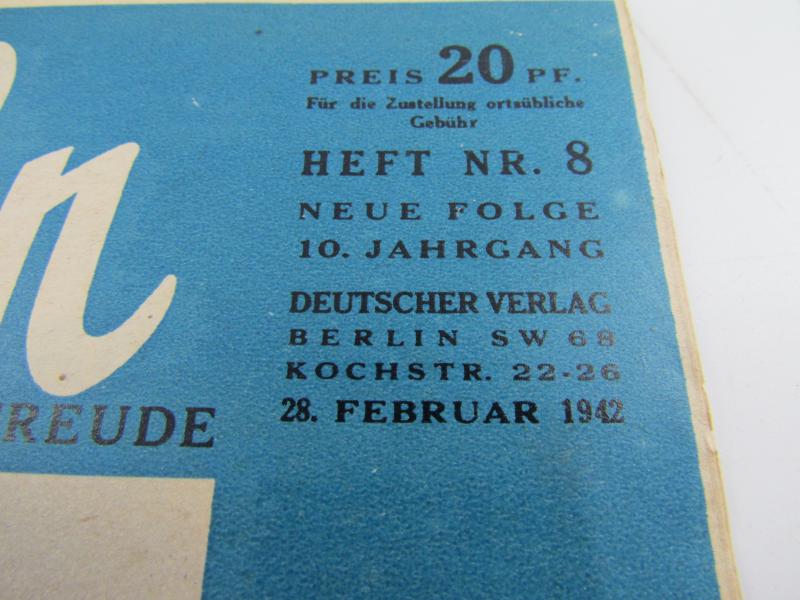 Koralle Magazine dated 28 February 1942