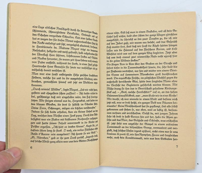 German WH Soldiers Booklet 'Mozart auf der Reise nach Prag'