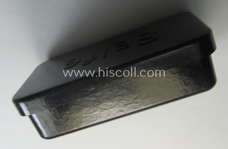 'Standard-issue'-type WH 'Seifebuchse' (ie. soap-container) being an undamaged example as executed in brownish-red-coloured 'Bakelite'