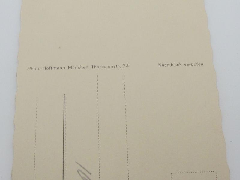 Postcard :  Adolf with entourage