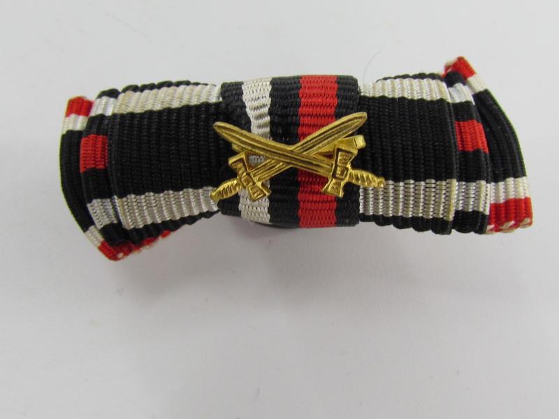 German 3 Piece Ribbon Bar , Button Variant