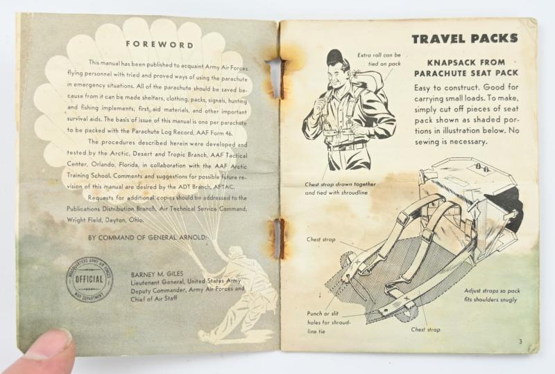 US WW2 AAF Parachute Manual