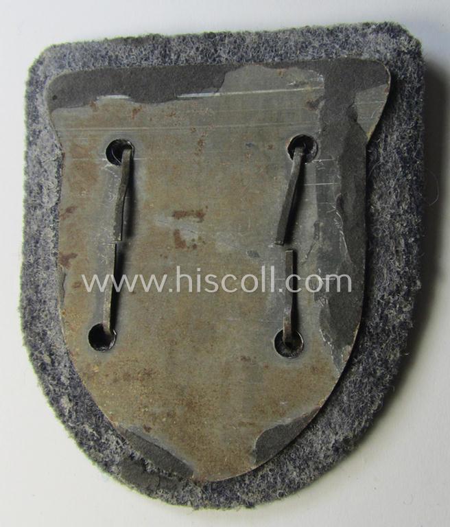 Attractive - and hardly worn! - WH (Luftwaffe) 'Krim'-campaign-shield (as was produced by a by me unidentified maker) and that comes in a presumably issued- - albeit still 'virtually mint', condition