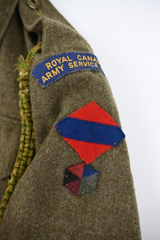 Canadian WW2 Battle Dress RCASC