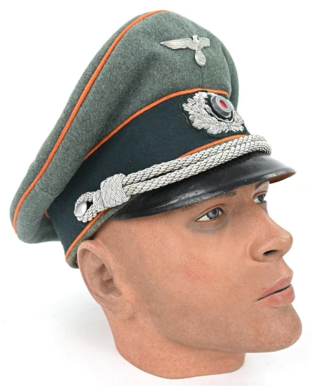 German WH Officer Visor Cap 'Feldgendarmerie'