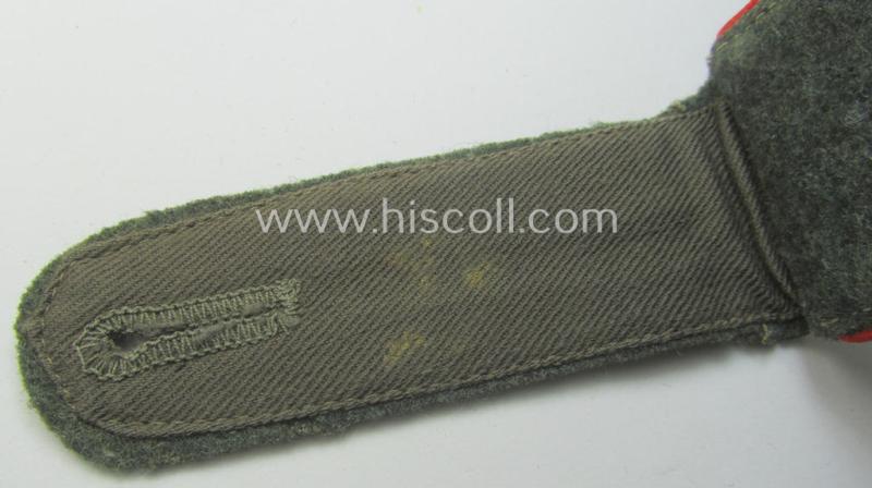 Single, early- (ie. mid-war-)period WH (Heeres) so-called: 'M41 o. 43'-pattern, EM-type shoulderstrap as was intended for - and with certainty worn by! - a: 'Soldat eines (Sturm)Artillerie Abts. o. Rgts.'