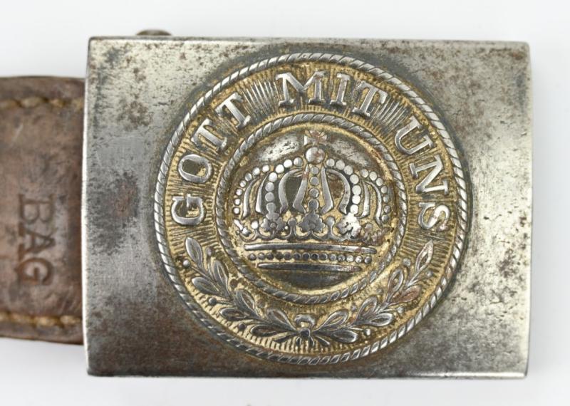German WW1 Beltbuckle with Tab 1916