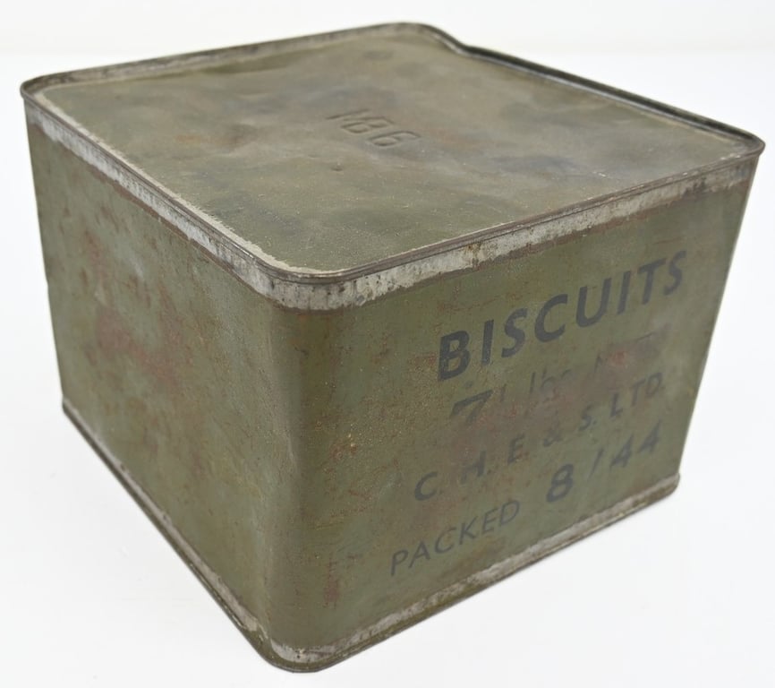 British WW2 Ration Box of Biscuits 1944