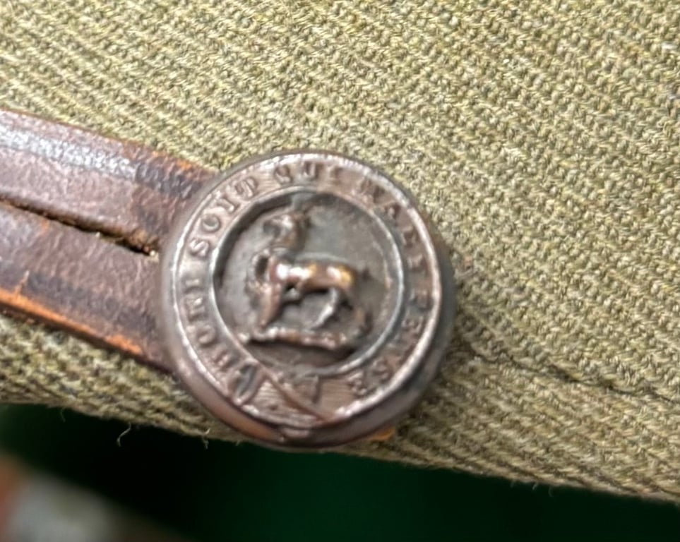 WW1 Royal Warwickshire Officers Service Dress Cap