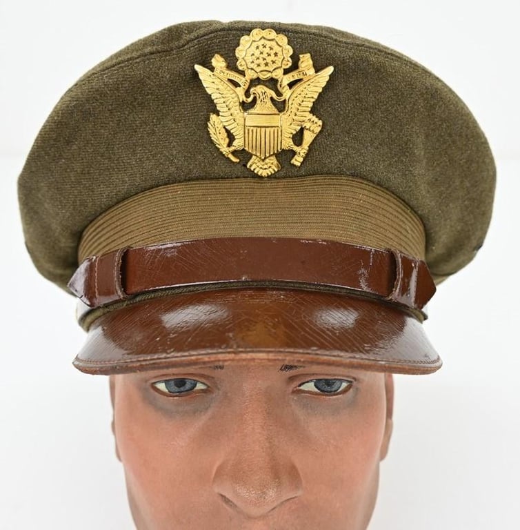 US WW2 Officer's Semi-Crusher Visor Cap