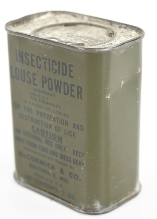 US WW2 Insect louse Powder