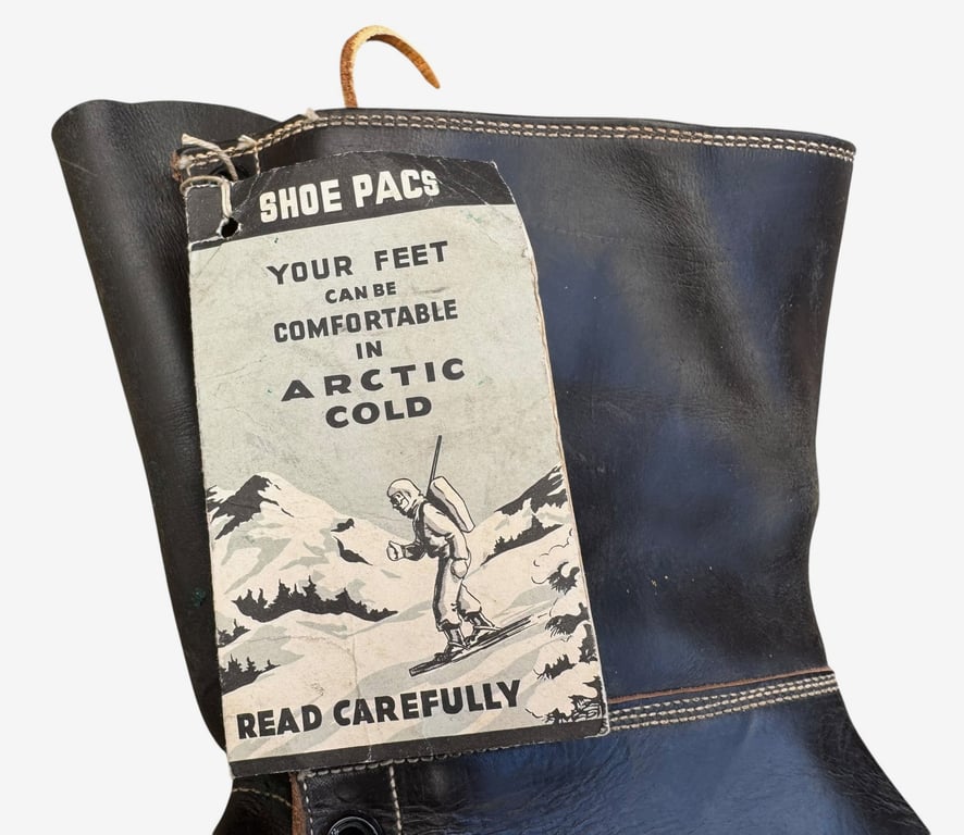 US WWII Shoe Pac Rubber Winter Boots (unissued)