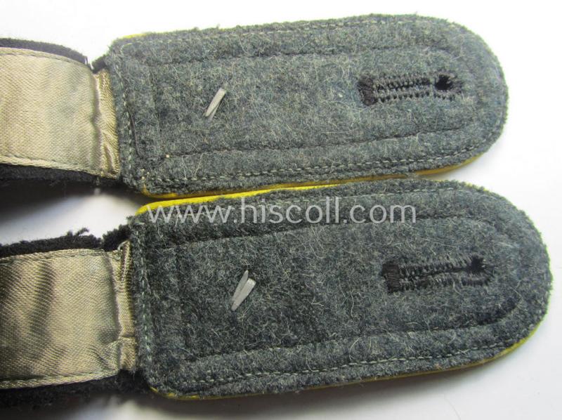Waffen-SS NCO-type shoulderstraps: 'SS-Oberscharführer' who served within the: 'Waffen-SS Nachrichten-Trpn.'